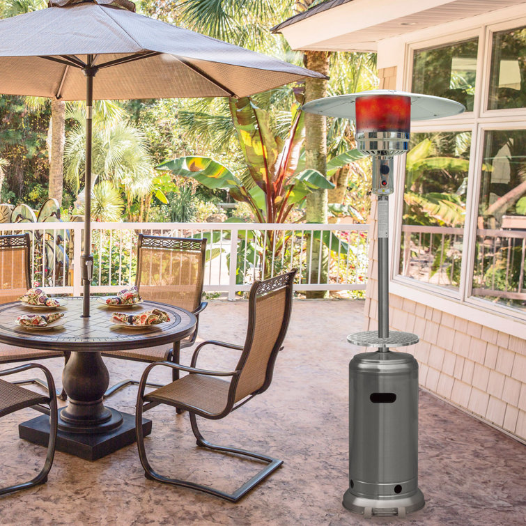 Arlmont & Co. Morse 48,000 BTU Propane Tabletop Patio Heater Wayfair